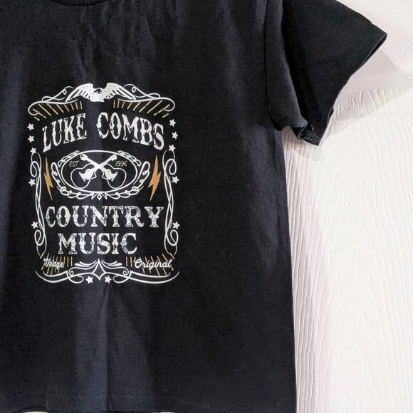 Luke Combs Youth Country Music T-Shirt, Size Small, NWOT, Gildan, 100% Cotton - Picture 5 of 10